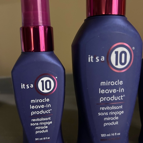 Lot of 3 NEW Its A 10 Miracle Leave In Conditioner Plus Keratin - Picture 3 of 3